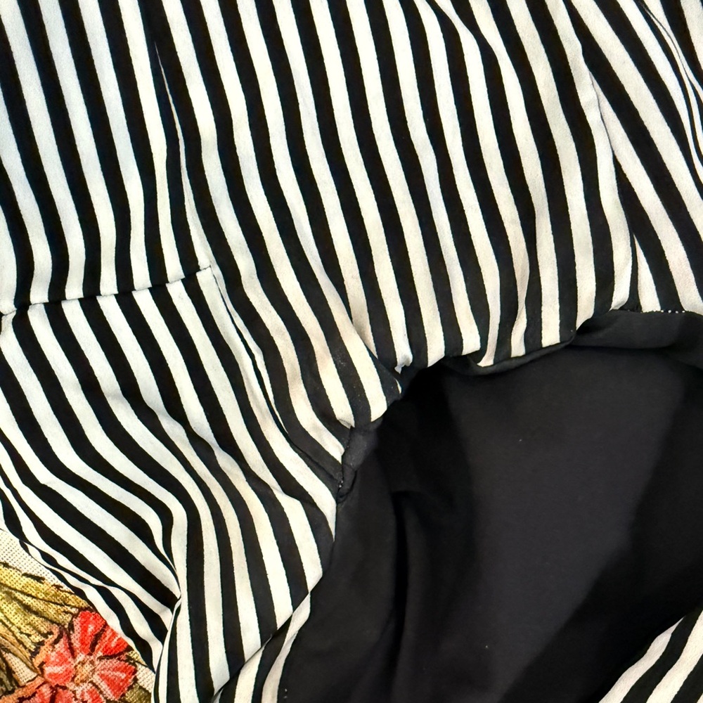 Patchwork Floral Open-Front Blazer Jacket - image 4